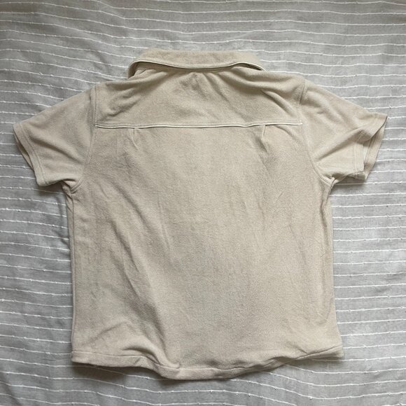 Dandy Del Mar - The Gaucho Terry Cloth Shirt - Alabaster - Picture 2 of 6